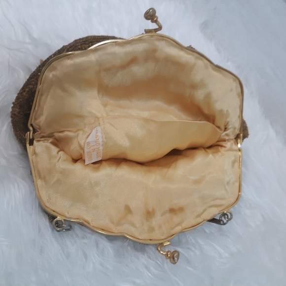 RARE vintage handmade glass bead purse bag - Picture 4 of 7